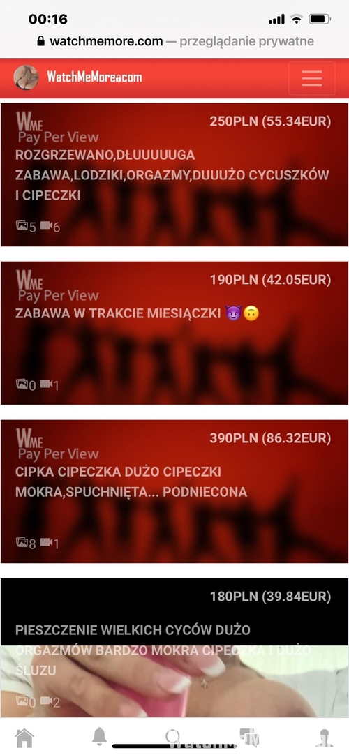 Zdjęcie z posta Nimfomanka3000: Chodź na priv pokaże Ci filmik w całości lub zapraszam do Galerii (3/6)