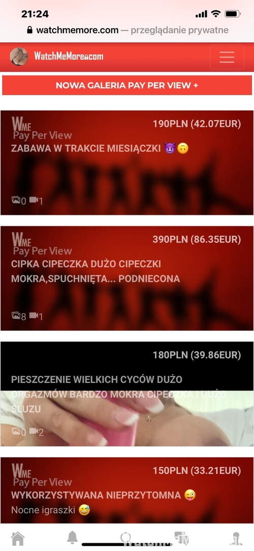 Zdjęcie z posta Nimfomanka3000: Chodź na priv pokaże Ci filmik w całości lub zapraszam do Galerii (2/6)