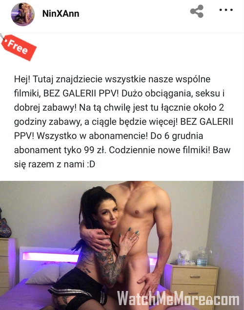 Zdjęcie z posta Annastazjax: Kochani! Zapraszamy do hot galerii PPV z naszymi zabawami na tym profilu lub wykupieniu abonamemtu na naszym nowym, wspólnym profilu:… (1/2)