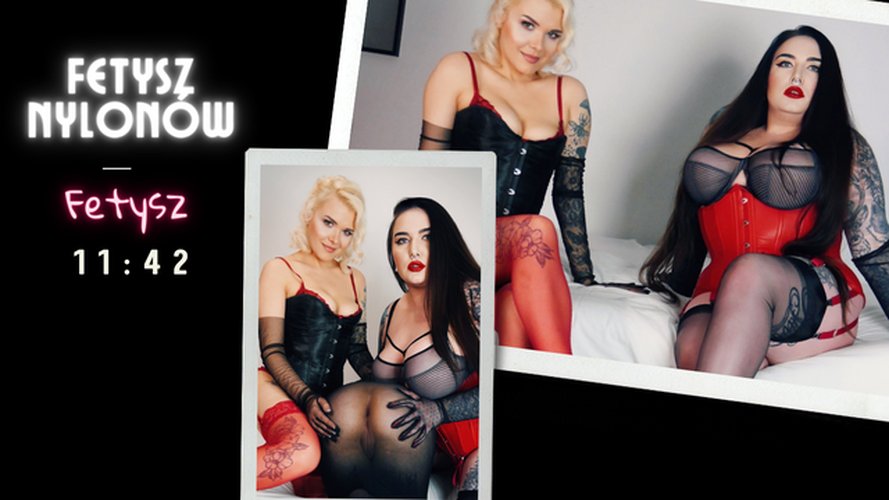 Okładka galerii: Fetysz nylonów, dildo, podwójna penetracja